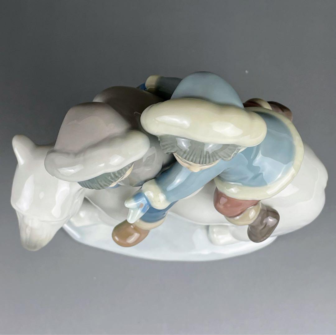 【美品】 リヤドロ エスキモーライダー 北極熊 シロクマ 白くま 白熊 リアドロ