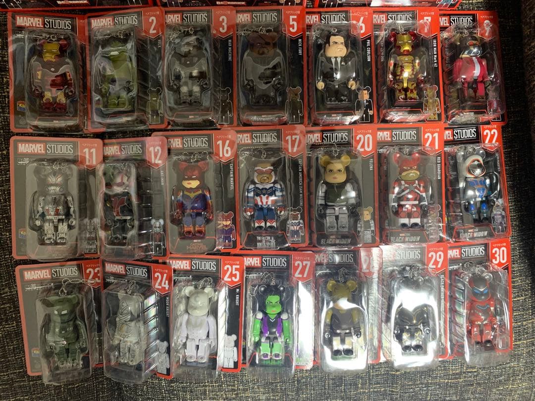 ハッピーくじ　ベアブリック　スパイダーマン　ラストワン賞セット