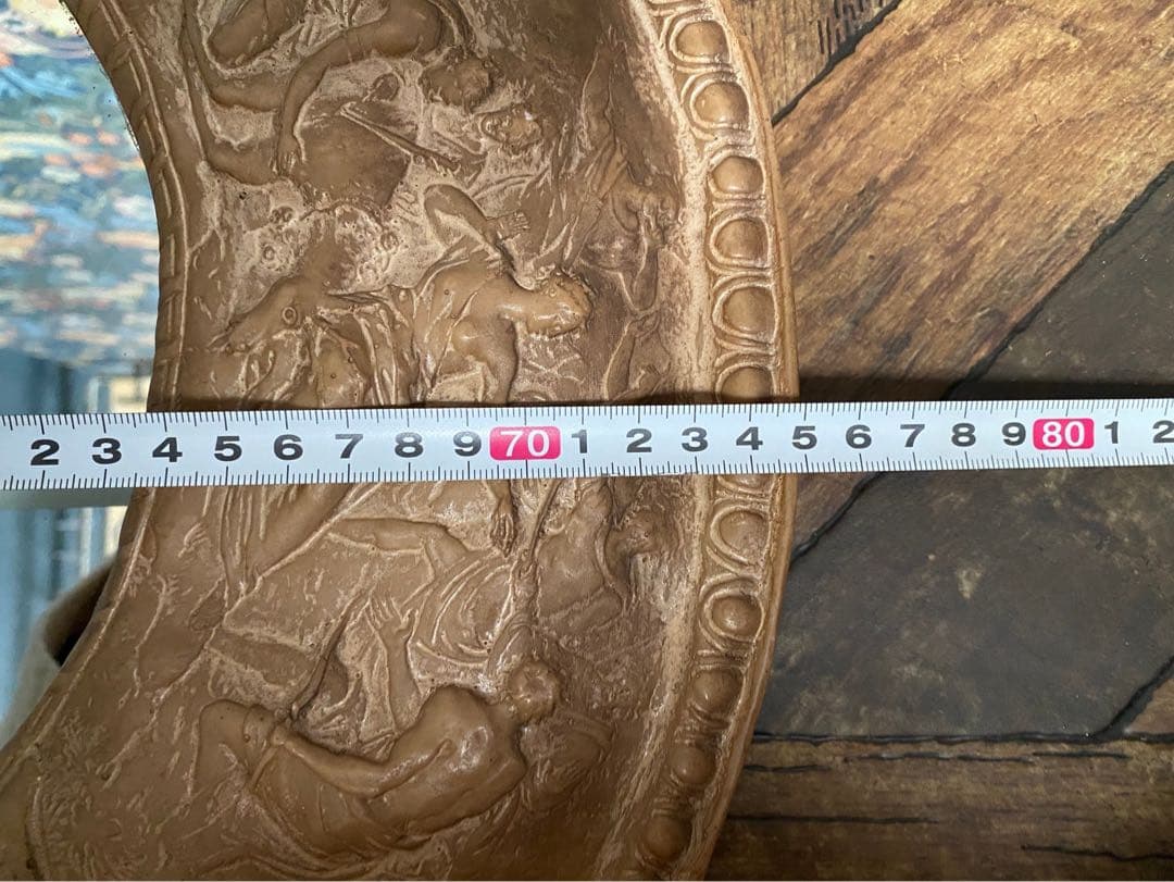 壁掛 鏡 ウォールミラー インテリア アンティーク 昭和レトロ 当時物ビンテージ