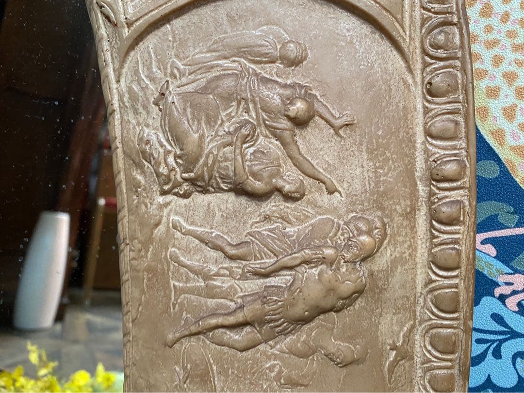 壁掛 鏡 ウォールミラー インテリア アンティーク 昭和レトロ 当時物ビンテージ