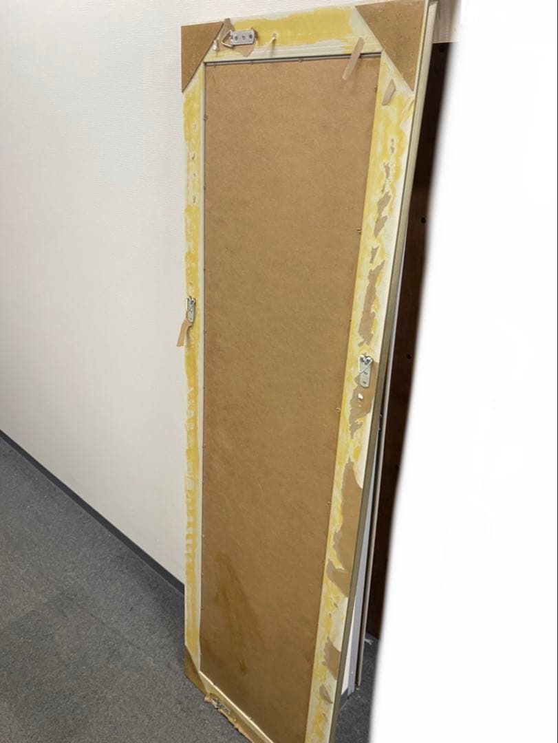 装飾フレーム 全身ミラー　クラシック調 木製　サロン　店舗什器　フィッティング鏡