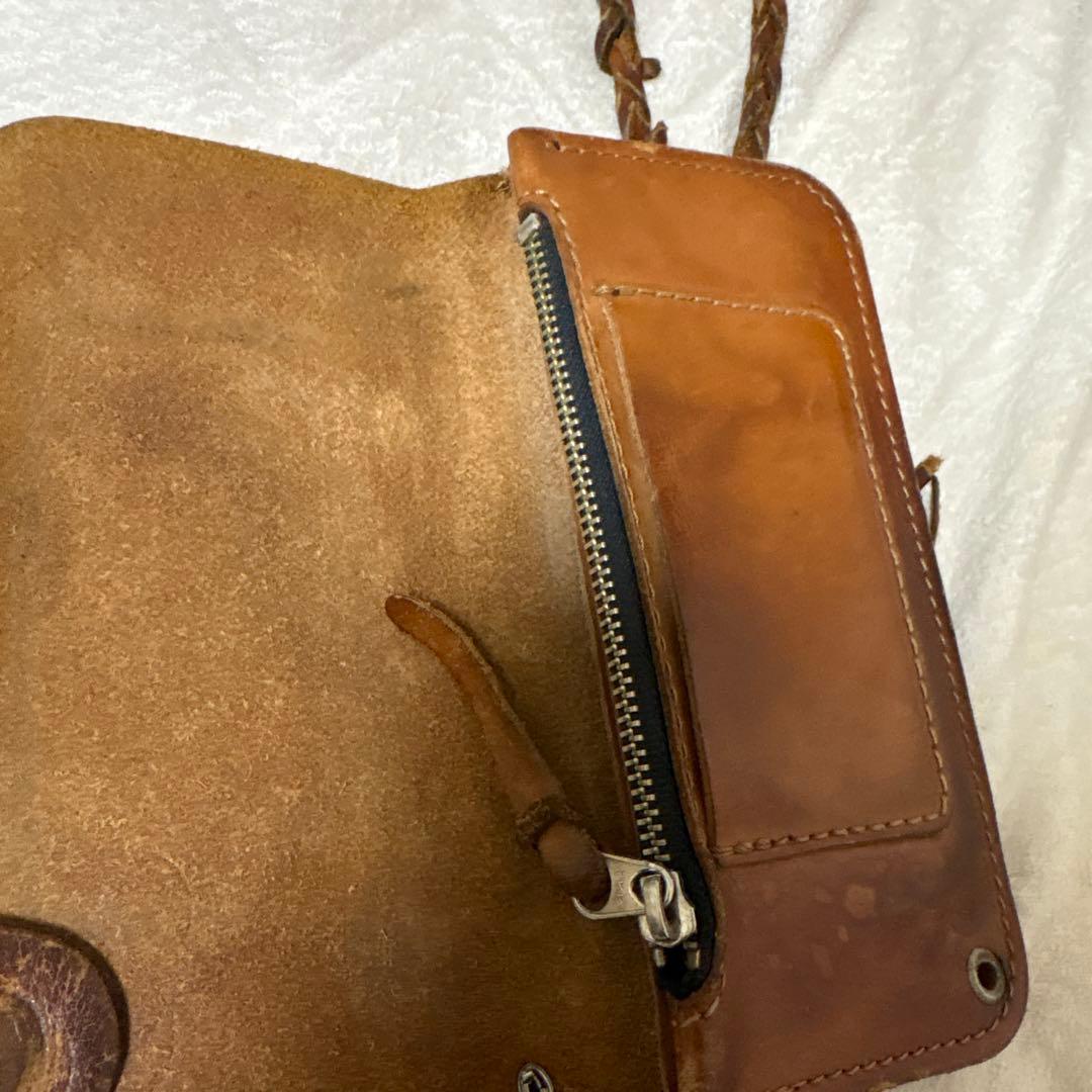 希少 長財布 アルズニ初期　バイカーズウォレットとウォレットロープのセット