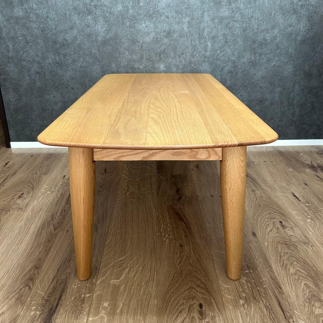 大塚家具 センターテーブル シネマ2 レッドオーク材 ホワイトオーク色 4万