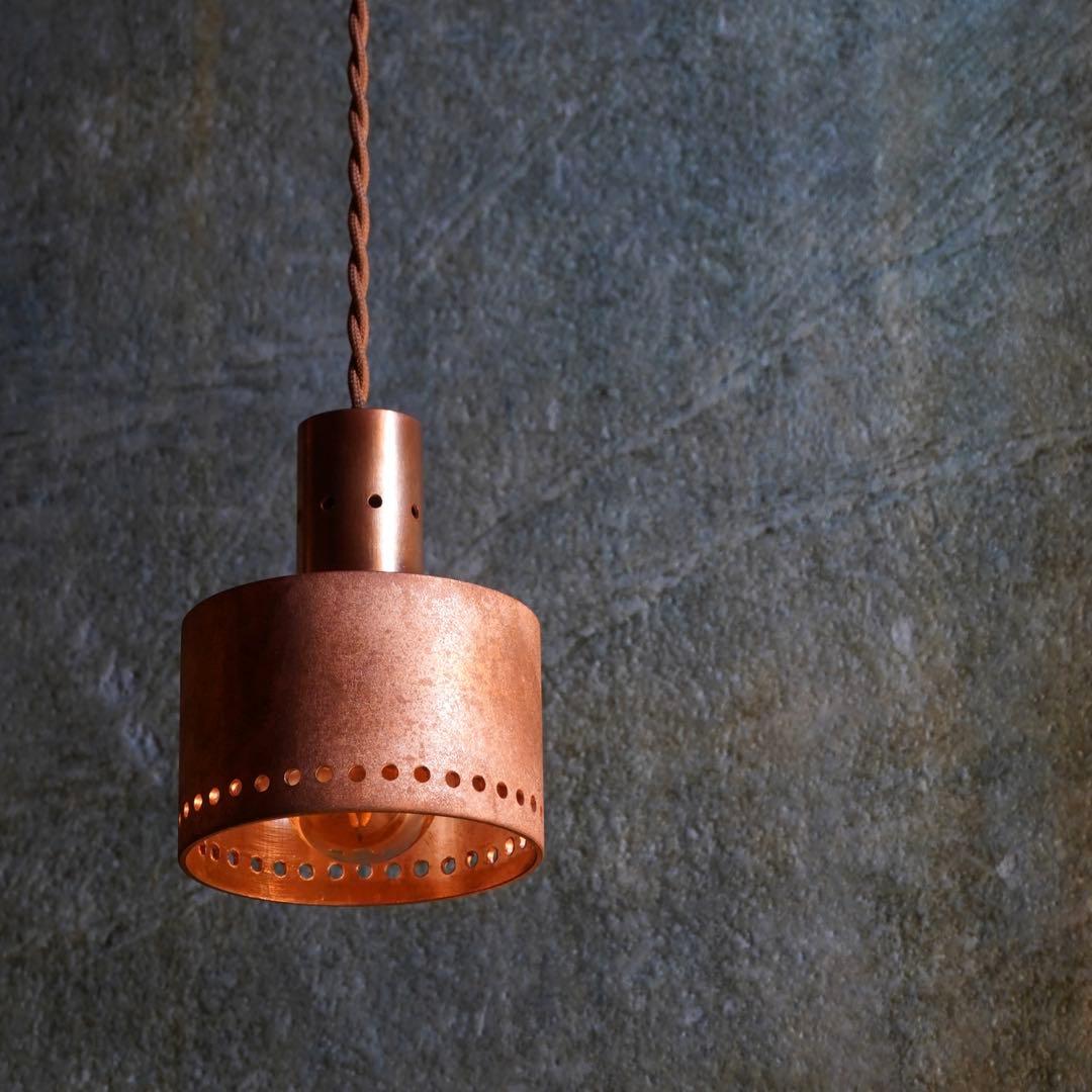 銅のペンダントライト