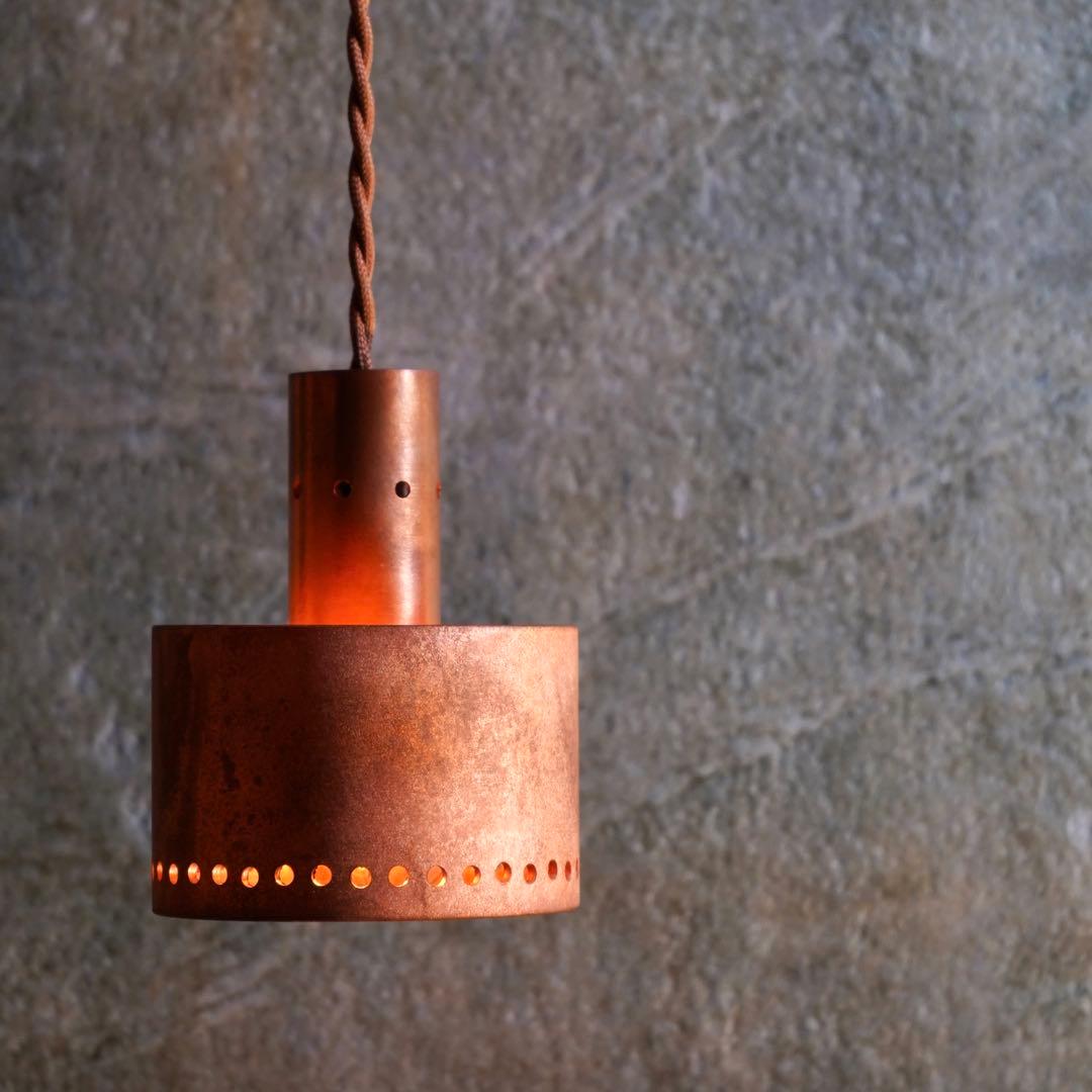 銅のペンダントライト