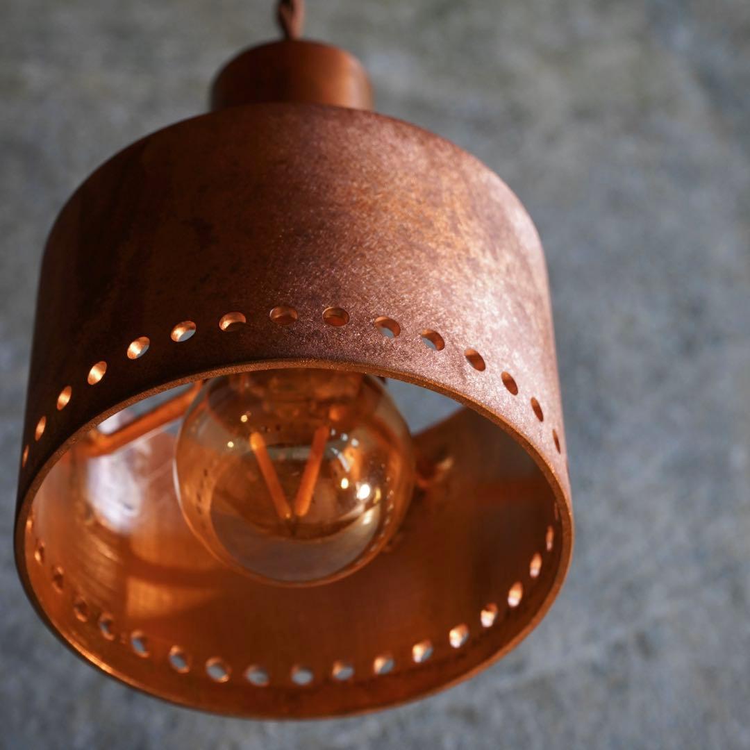 銅のペンダントライト