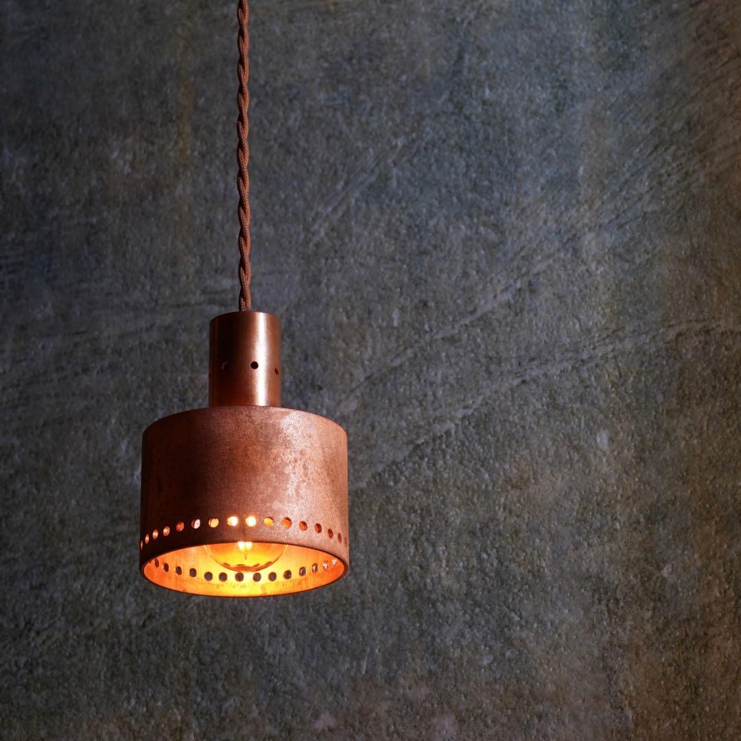 銅のペンダントライト