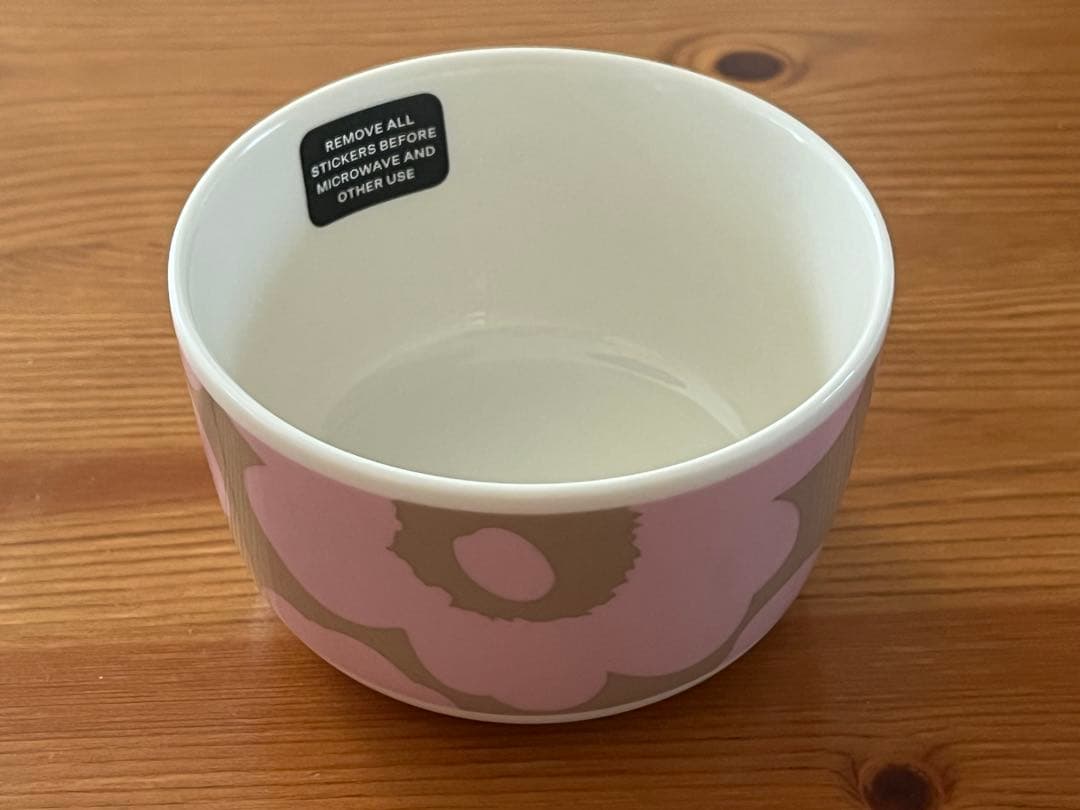 新品 ❤︎ マリメッコ ウニッコ ベージュ ピンク プレート マグ ボウル セット