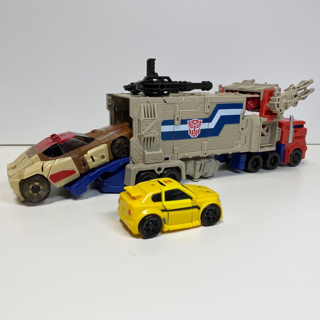 パワーマスターオプティマスプライム　バンブルビー　クロームドーム　セット