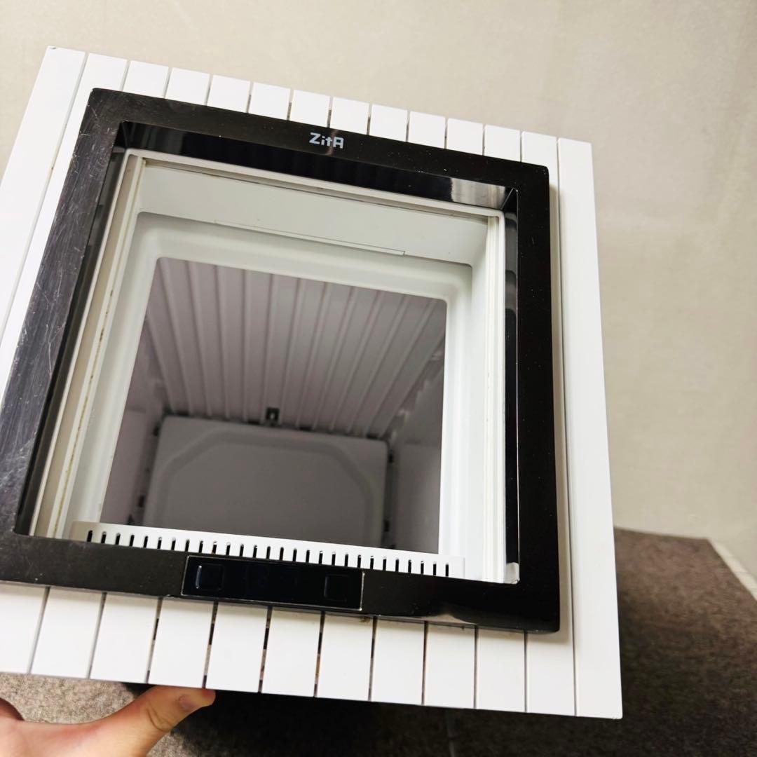 C48早い者勝ち！ZitA SQUARE ふた付きごみ箱 自動開閉ごみ箱45L