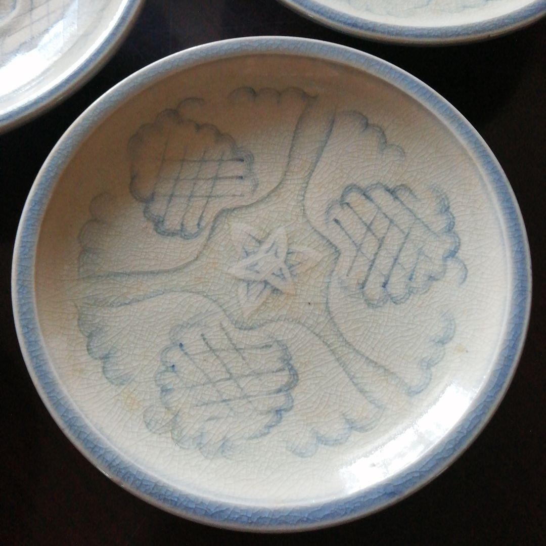 瀬戸焼　加藤華仙　御深井高台皿　19枚　16.5cm