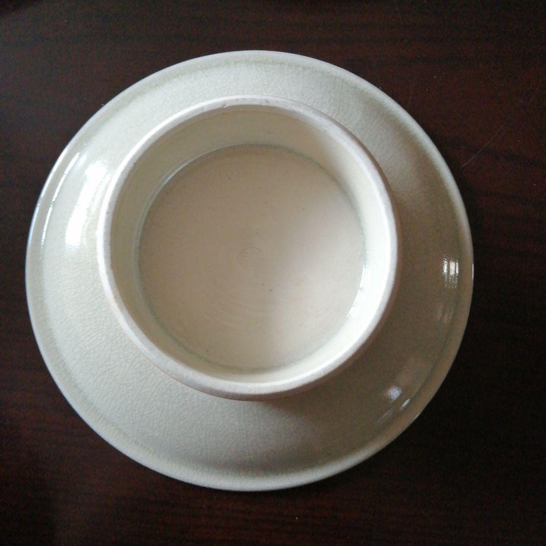 瀬戸焼　加藤華仙　御深井高台皿　19枚　16.5cm