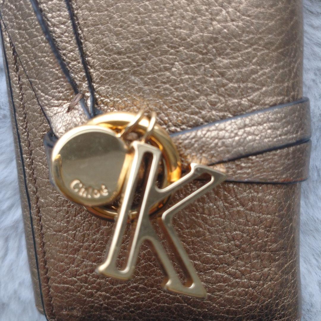 Chloe アルファベット 三つ折り財布