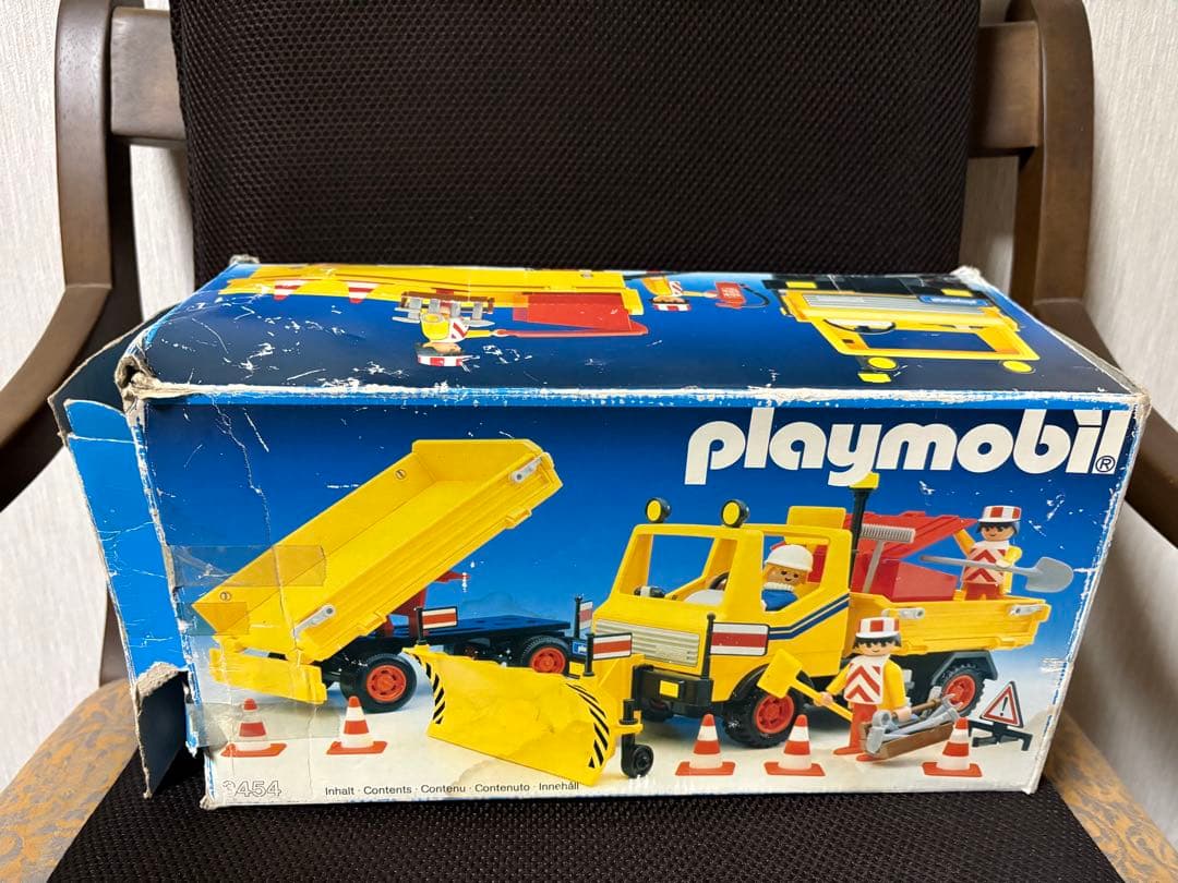 Playmobil モビルクレーン・ダンプカー・レーシングカーセットをまとめて