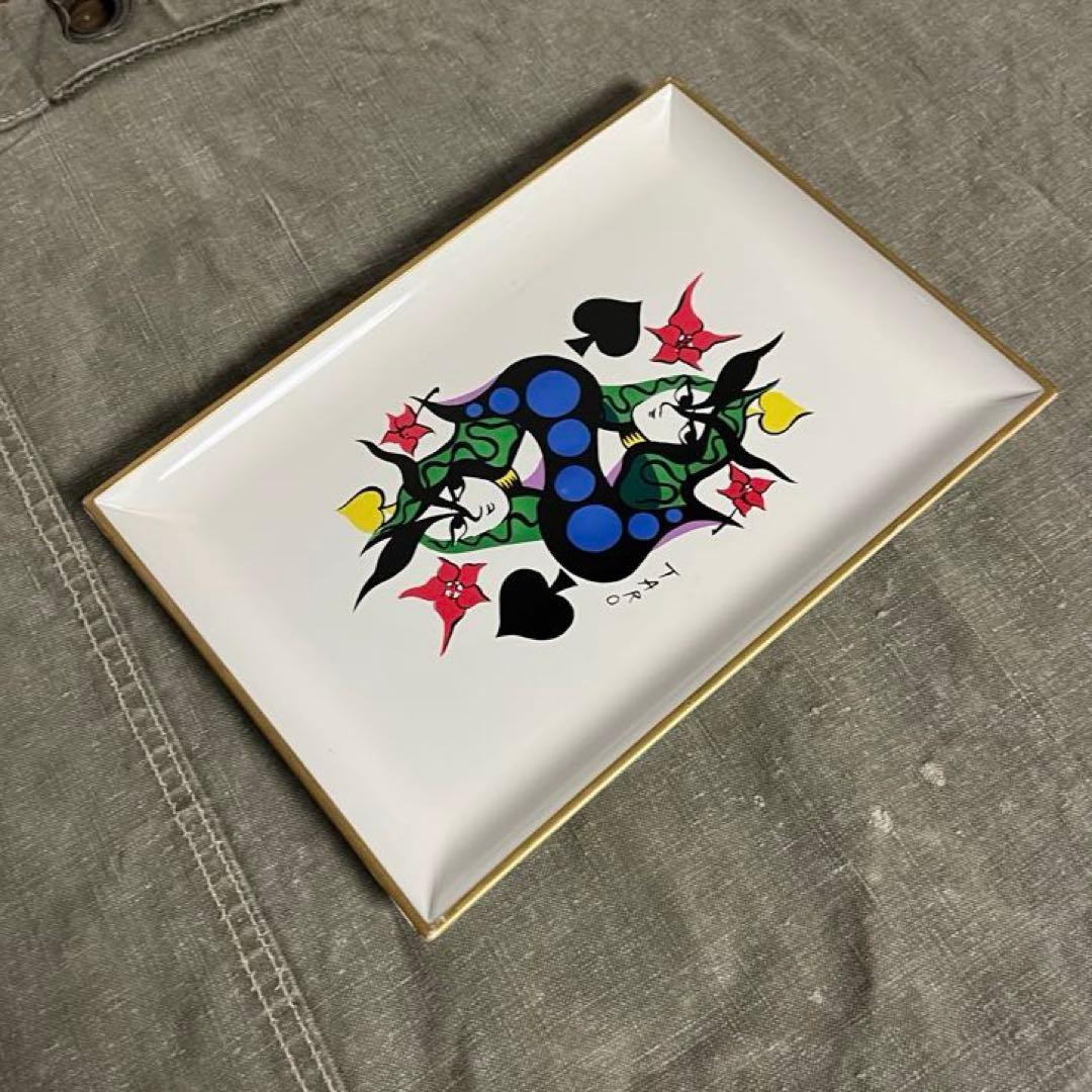 未使用美品◾️岡本太郎 TAROトランプデザイン トレー トレイ アートピース