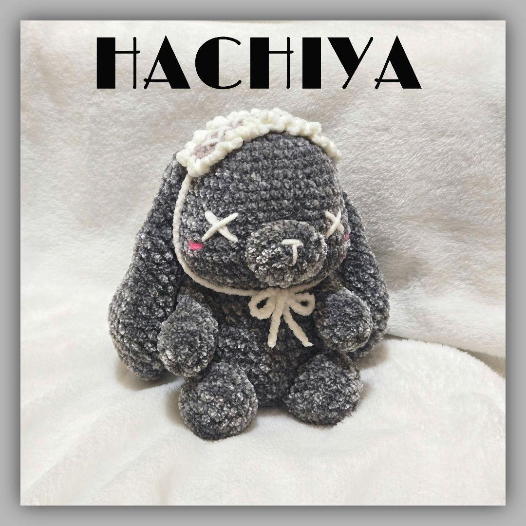 あみぐるみ 垂れ耳うさぎ ヘッドドレス ハンドメイド かぎ編み - メルカリ