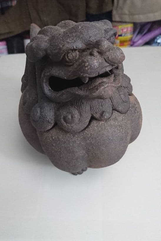 香炉　獅子　大明宣徳年製