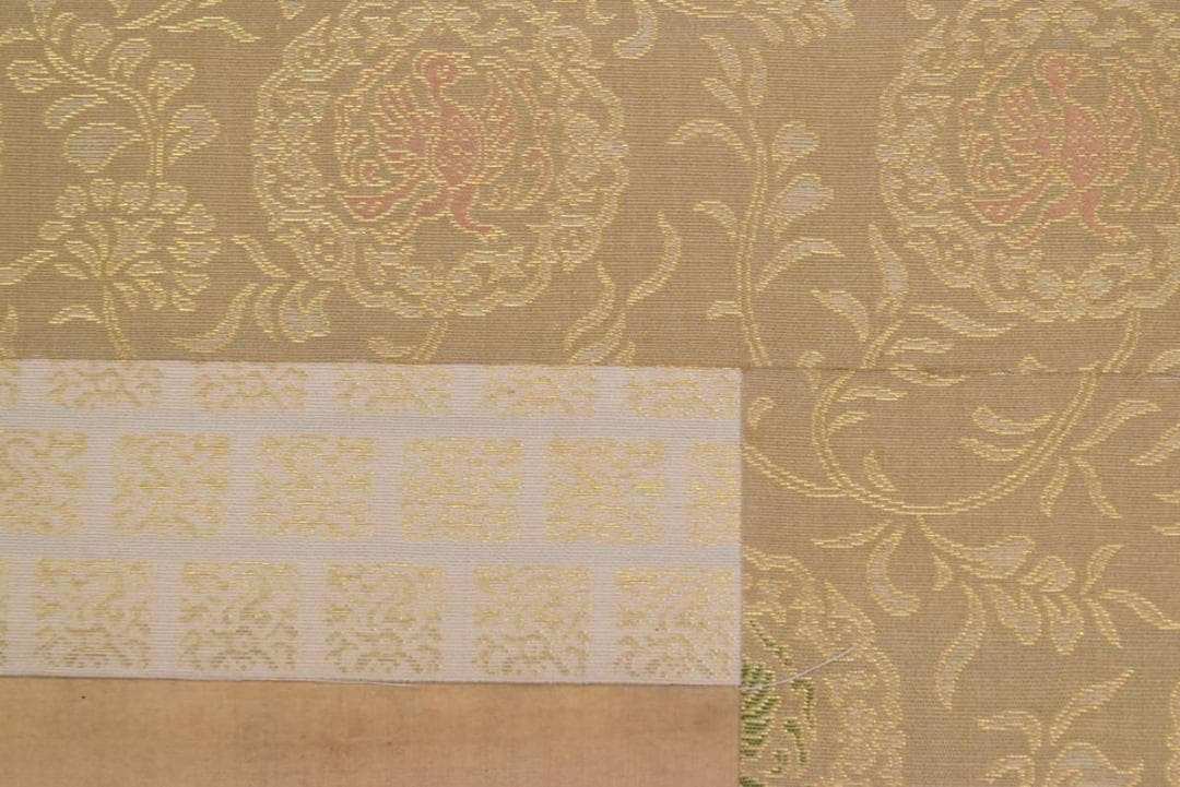 真作】洞松/滝に人物図/掛軸☆宝船☆AB-93