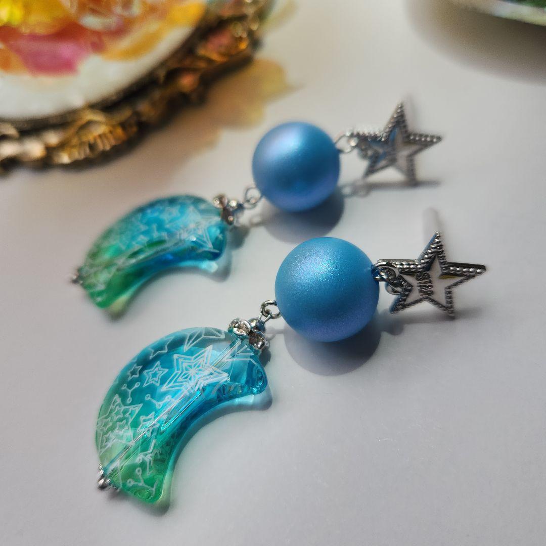 ハンドメイドピアス3354