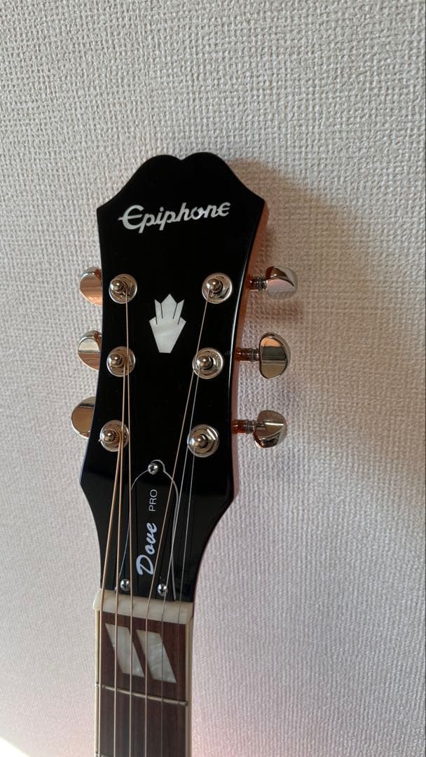 Epiphone DOVE PRO エレアコ Fishman搭載 弦高低め - メルカリ