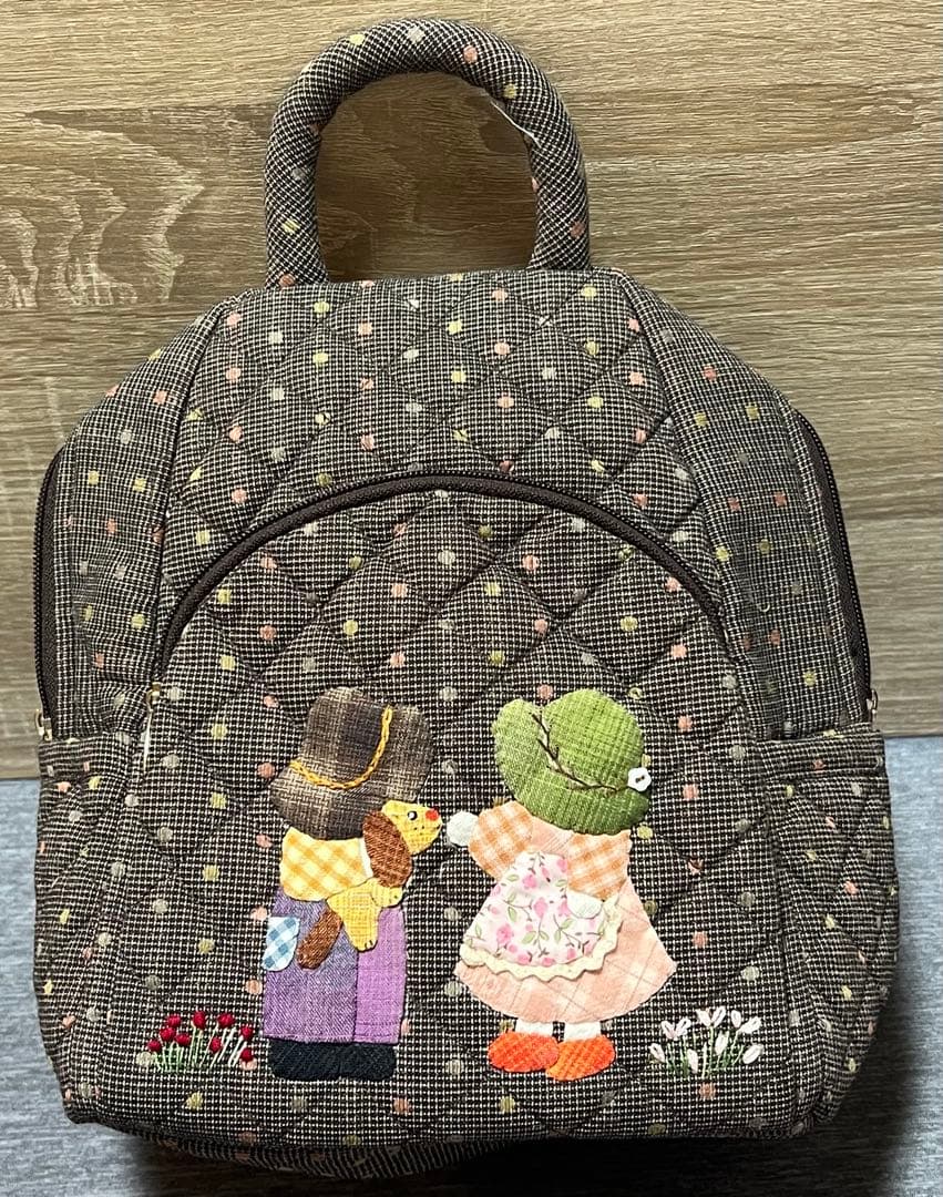 ★新作★スーちゃん＆ビリーくん　リュック　ボディバッグ　ハンドメイド　ブラウン系