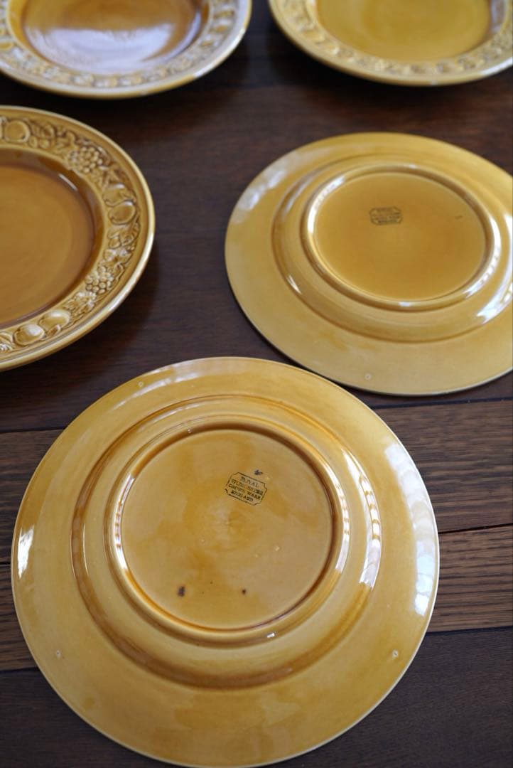 ロイヤルウースター ハニーオーチャード ディナープレート5枚セット