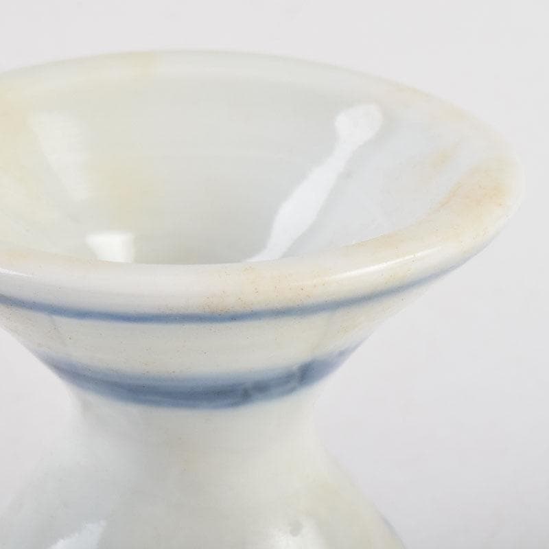 茶道具 京焼 河合瑞豊作 染付 千切蓋置 共布共箱 V 8804 - メルカリ