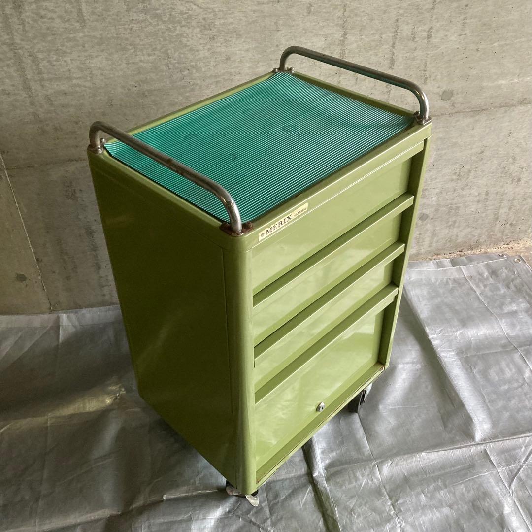 MERIX 濱田プレス工藝 ツールワゴン カート 工具入れ 引出し キャスター付