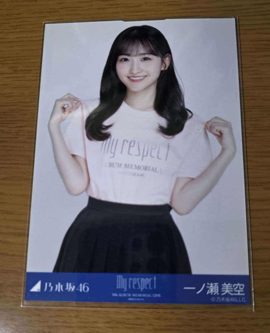乃木坂46 一ノ瀬美空 生写真 My respect ライブT コンプ - メルカリ