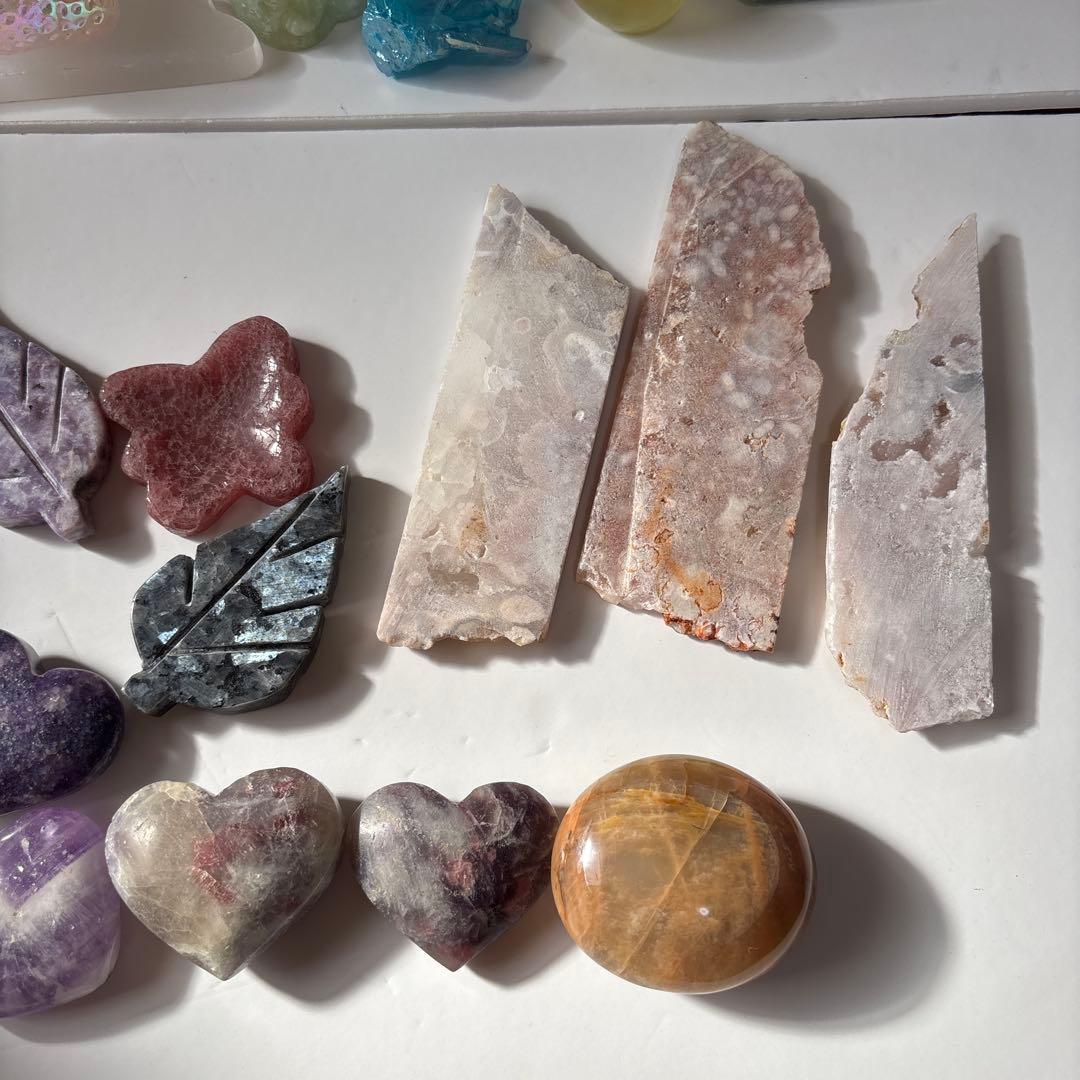 最終値下げ天然石 大量 セット スフィア ポイント 置物