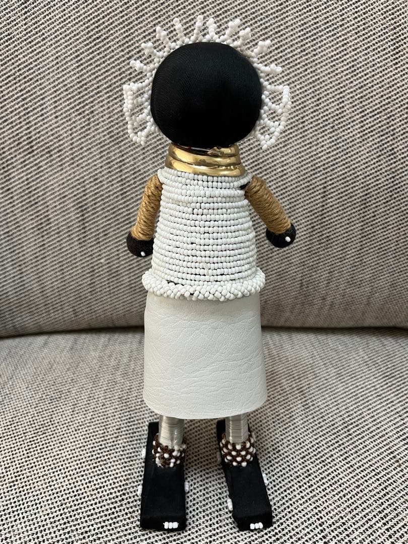 南アフリカ ンデベレ人形 お守り民族人形