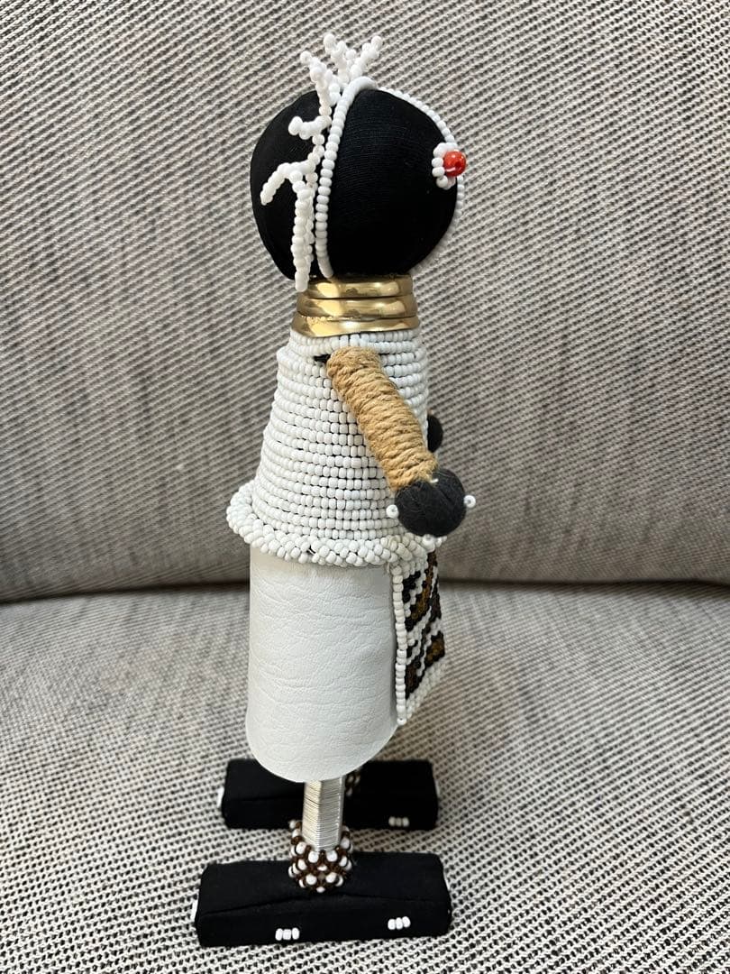 南アフリカ ンデベレ人形 お守り民族人形