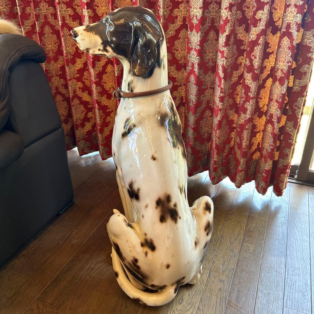 △ 犬　置物　陶器　インテリア　オブジェ　豪華