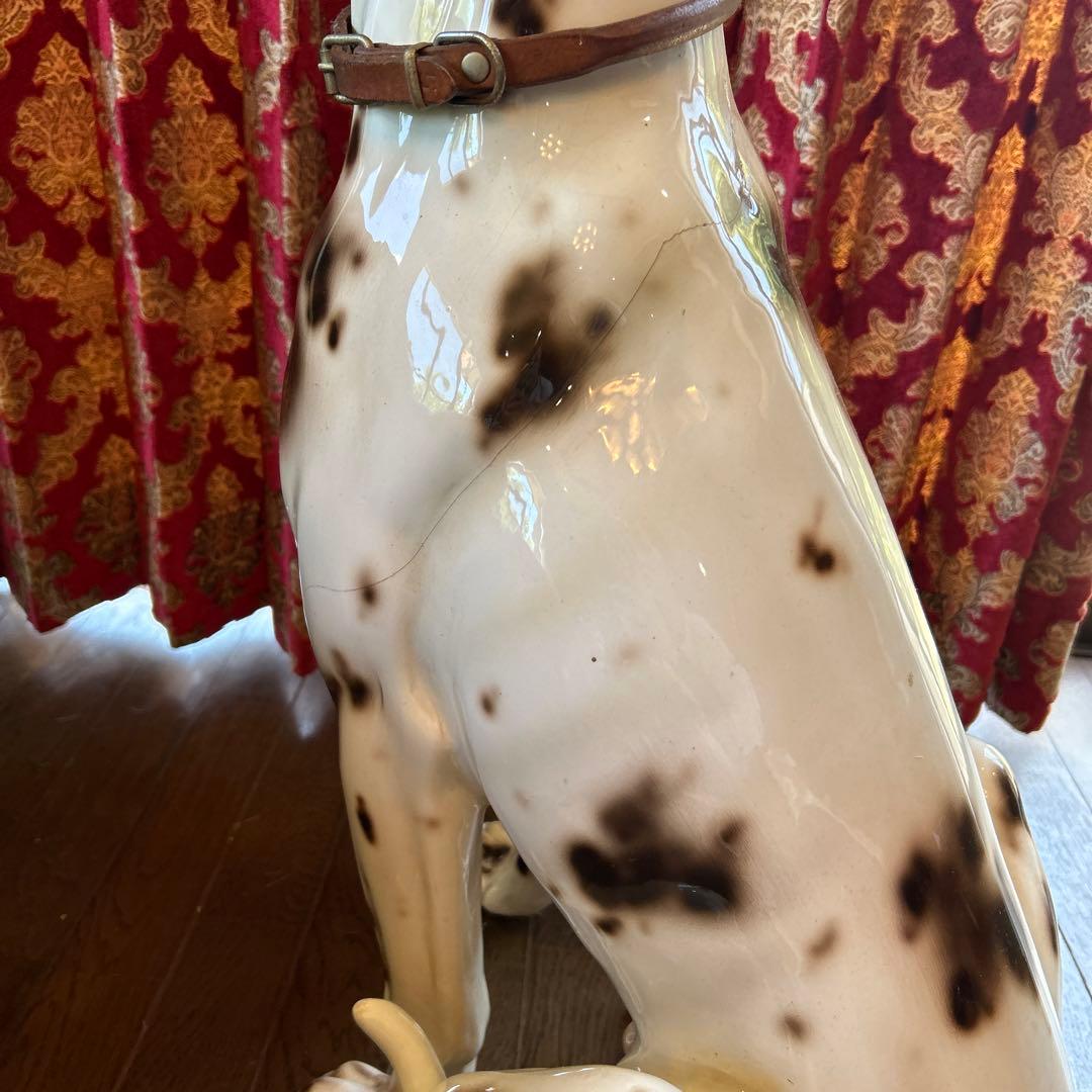 △ 犬　置物　陶器　インテリア　オブジェ　豪華