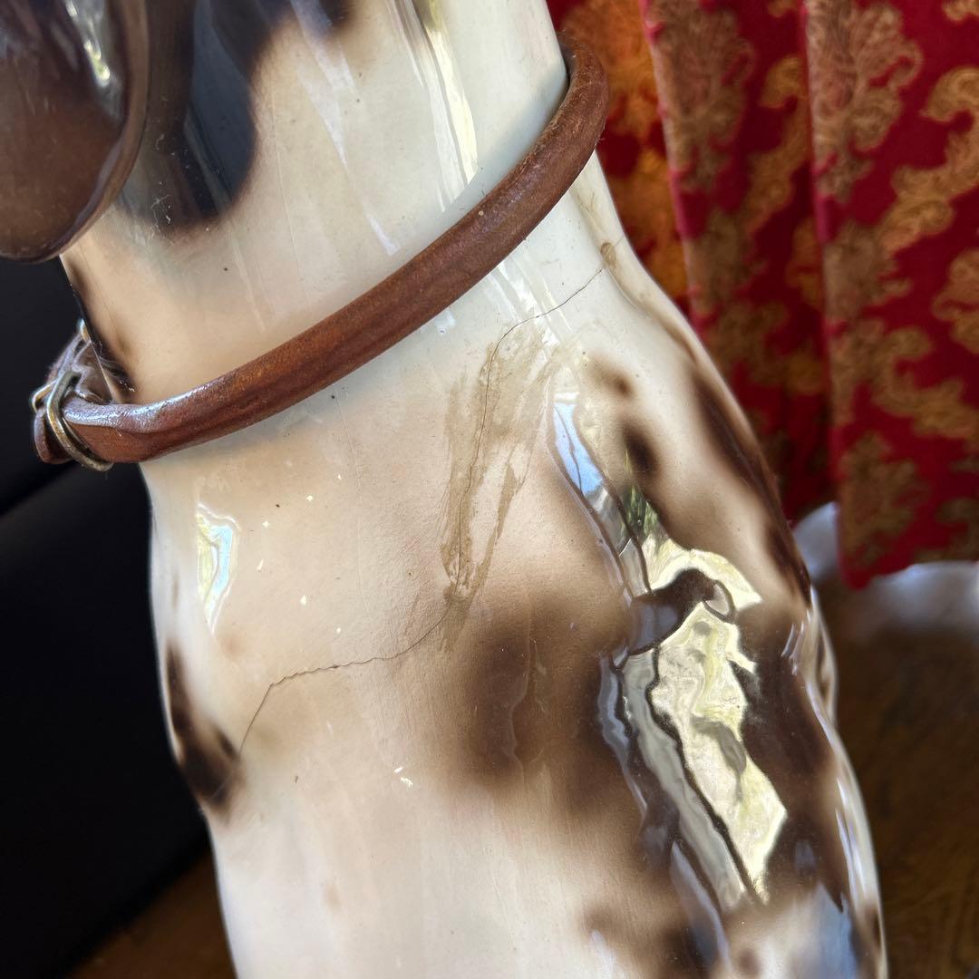 △ 犬　置物　陶器　インテリア　オブジェ　豪華