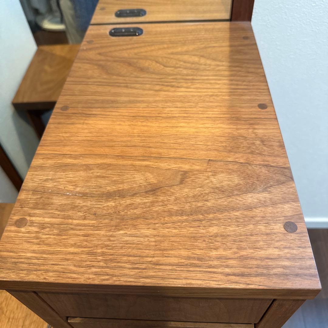 マスターウォール ドレッサー　木製ドレッサー・鏡台 引き出し付き