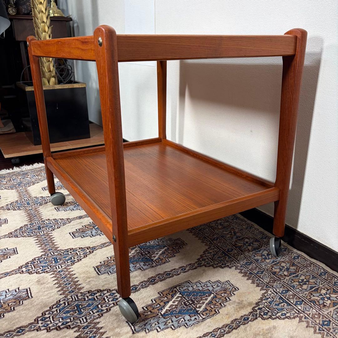 デンマーク チーク材 トロリー BRDR.FURBO ワゴン 60sヴィンテージ
