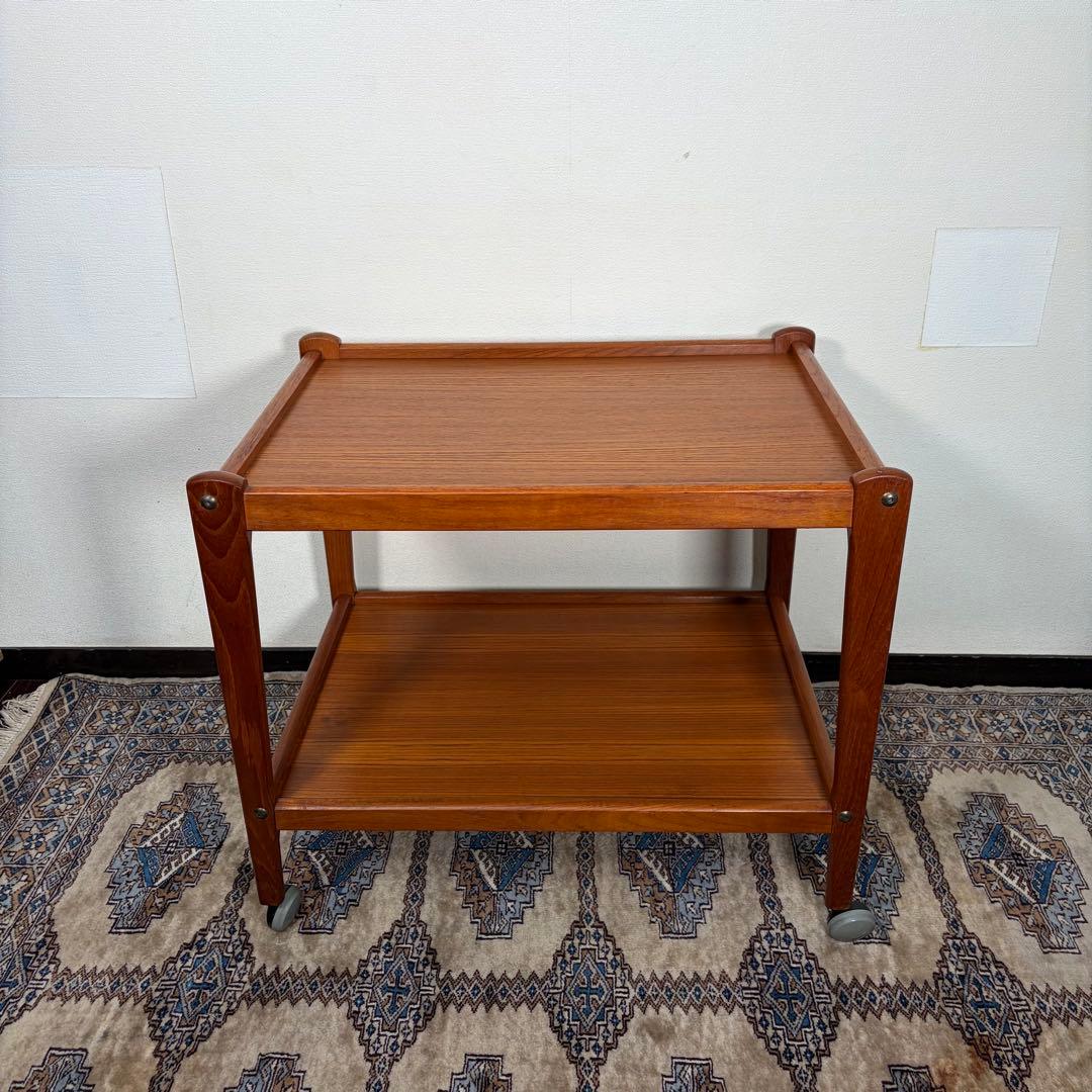 デンマーク チーク材 トロリー BRDR.FURBO ワゴン 60sヴィンテージ