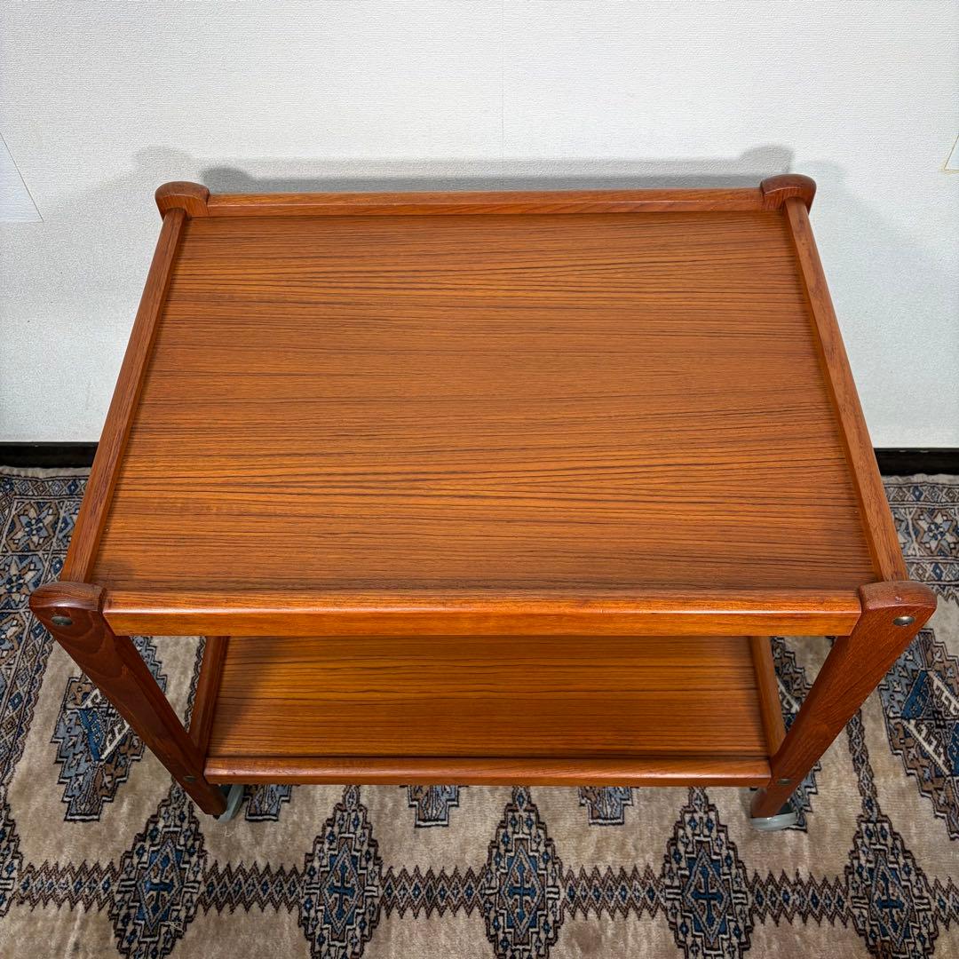 デンマーク チーク材 トロリー BRDR.FURBO ワゴン 60sヴィンテージ