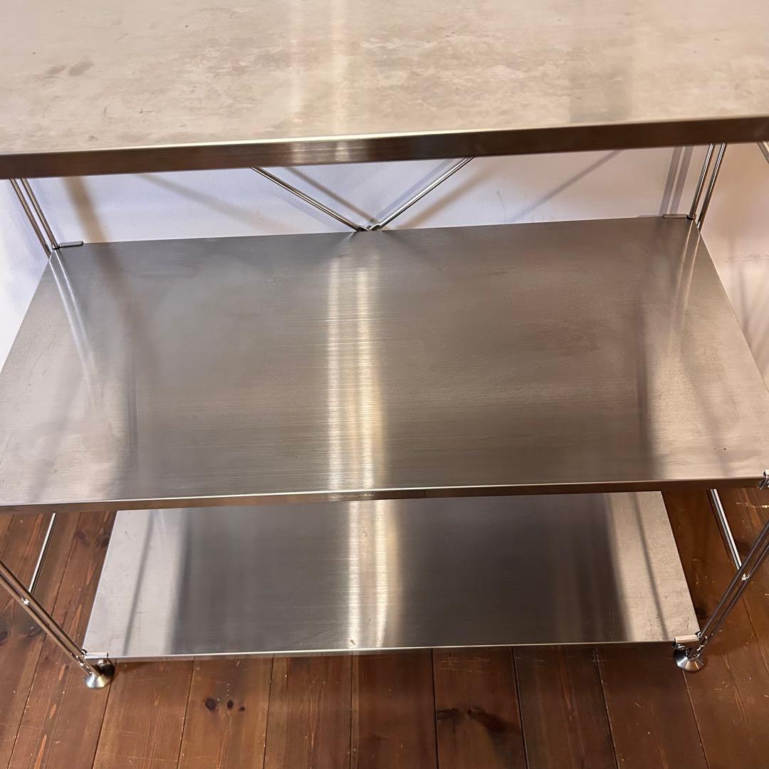 無印良品　ステンレスユニットシェルフ　ステンレス棚セット　ワイド