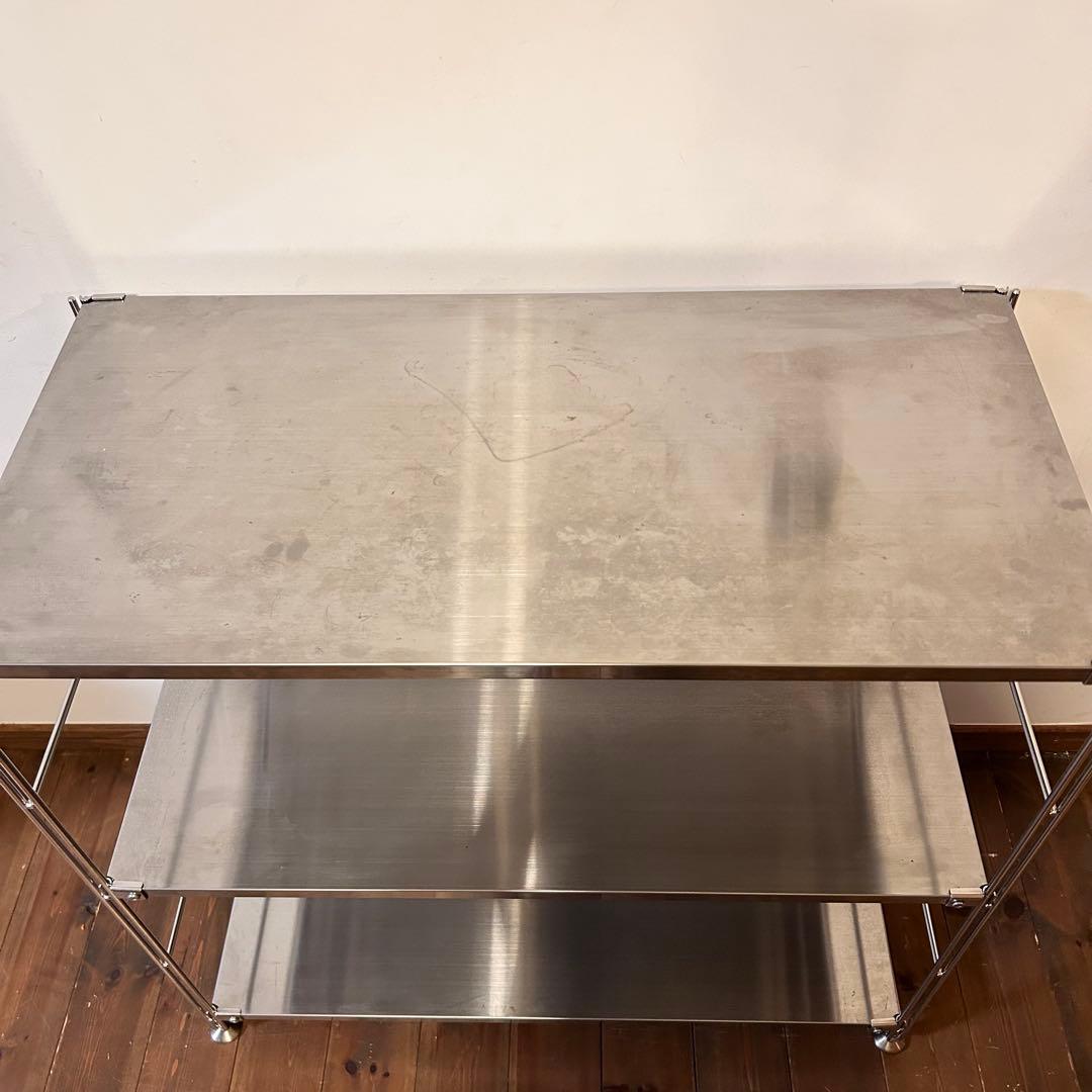 無印良品　ステンレスユニットシェルフ　ステンレス棚セット　ワイド