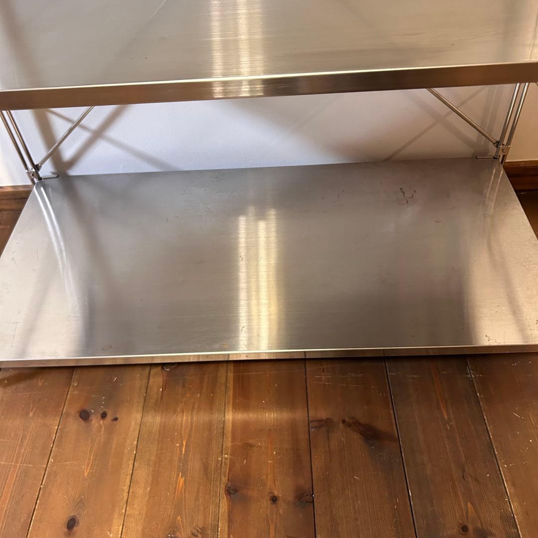 無印良品　ステンレスユニットシェルフ　ステンレス棚セット　ワイド