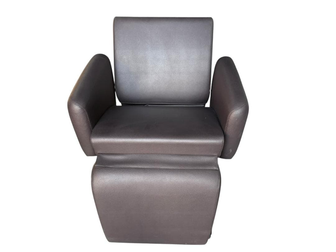 ◯①ビューティガレージ ALVIN-Sofa 電動シャンプーチェア ブラウン