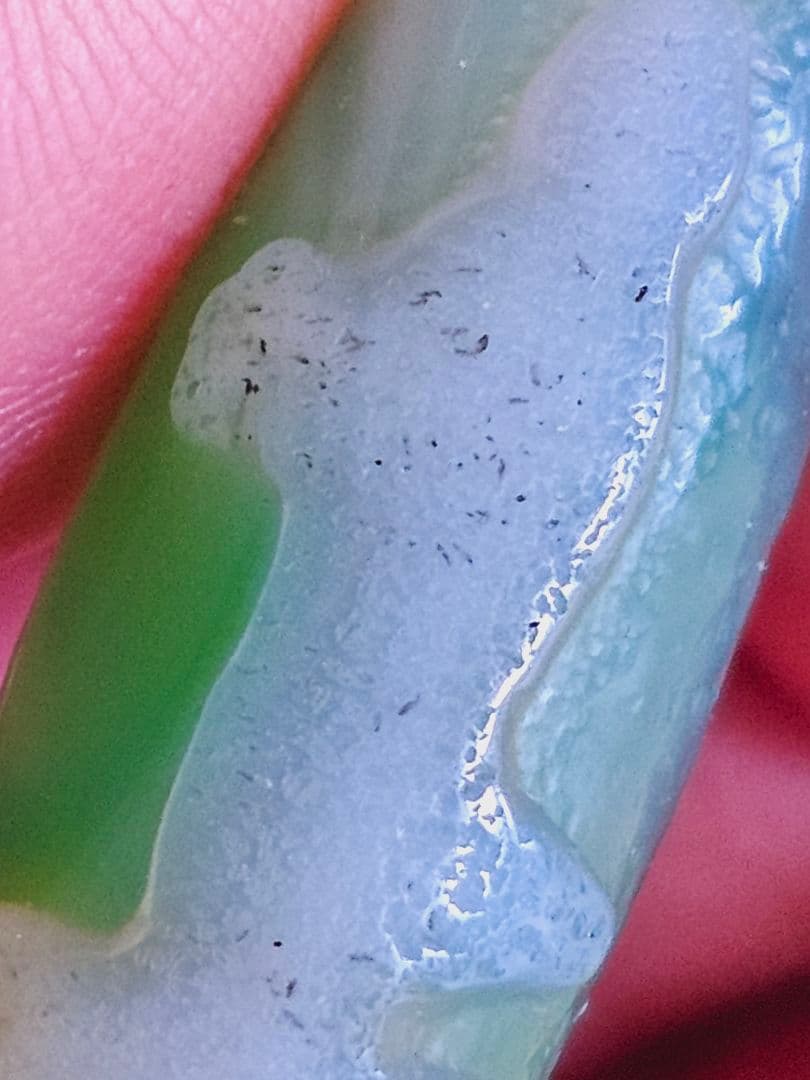 超レア★黒朱砂★緑双観音天珠のブレス