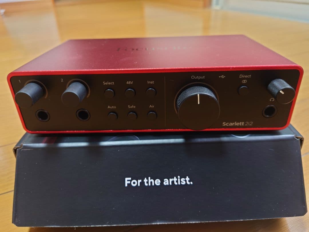 Focusrite Scarlett 2i2(gen.4) インターフェイス