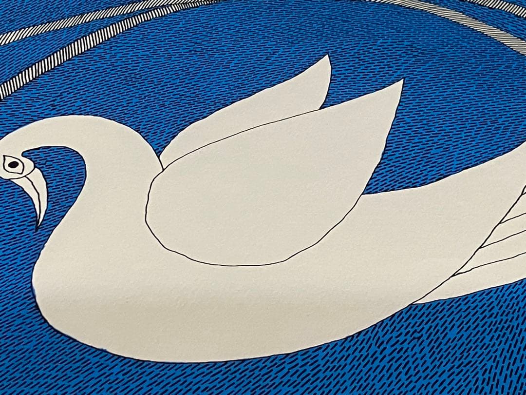 Tara Books水の生き物アートプリント　“白鳥” インド