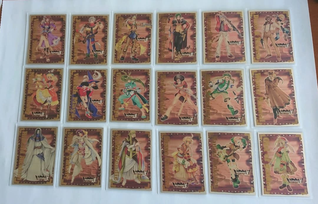 ワイルドアームズ3 トレーディングカード フルコンプ品 ＋ 設定