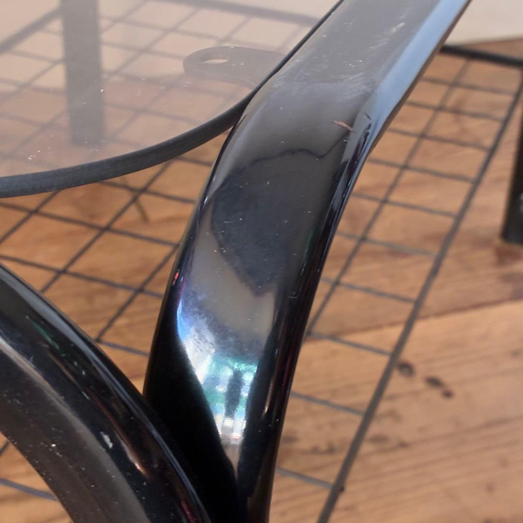 ヴィンテージ ガラステーブル ミッドセンチュリー スペースエイジ