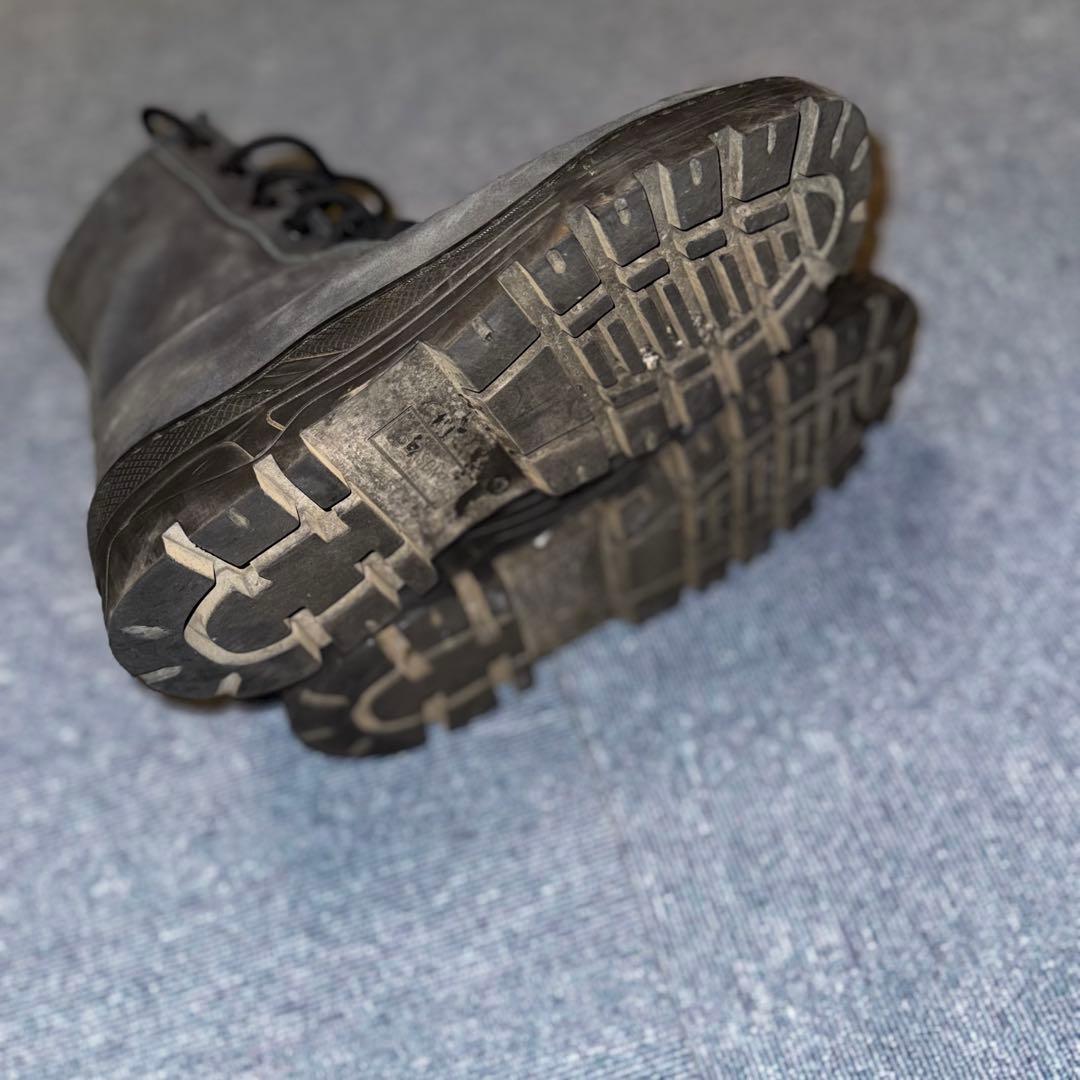 イージー　アディダスグレーレザーミリタリーブーツ SEASON 5 27.0cm