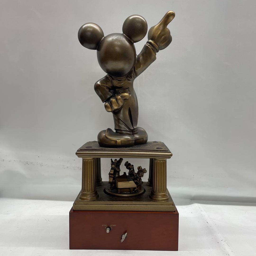 【ジャンク品】非売品　第一生命　ミッキーマウス　ブロンズ像　全長（約）44㎝
